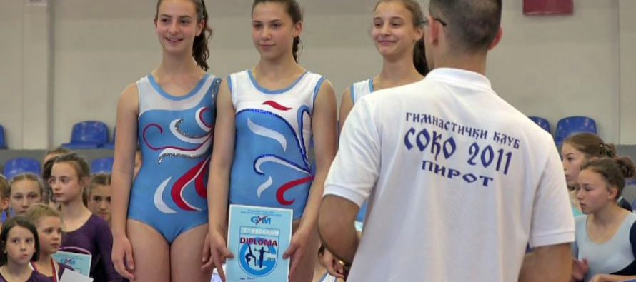 Sjajan vikend za gimnastičare kluba Soko 2011 iz Pirota (VIDEO)