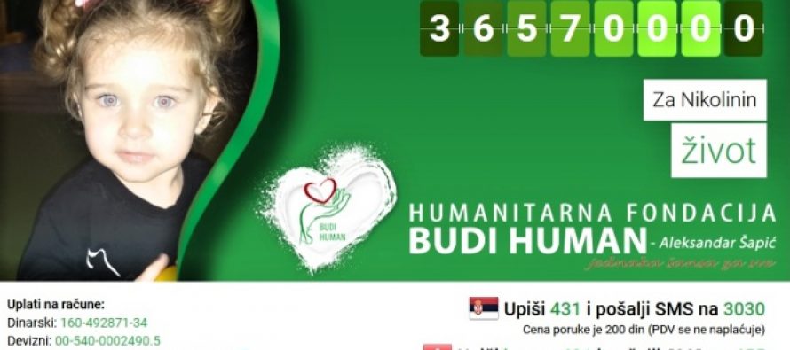 Humanitarne kutije za Nikolinu i na utakmici Nais – Medveščak
