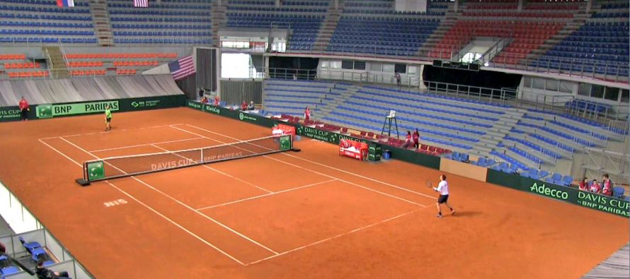 Sve je spremno za duel srpskih i američkih tenisera u Hali Čair (VIDEO)