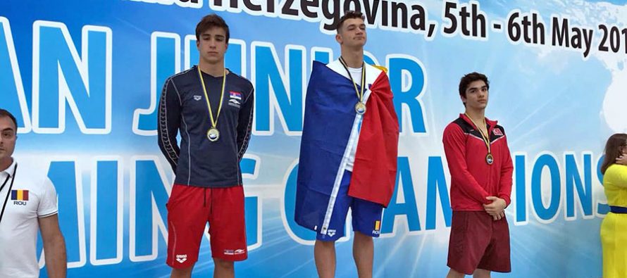 Andrija Petković osvajao medalje i obarao rekorde na Balkanskom prvenstvu