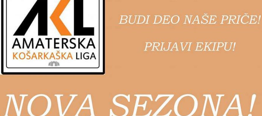 Započelo je prijavljivanje za novu sezonu Amaterske košarkaške lige u Nišu