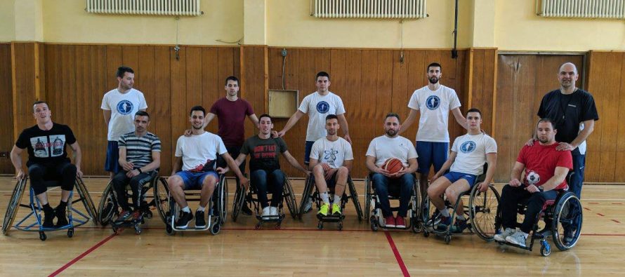 Prvi trening košarke u kolicima u Nišu