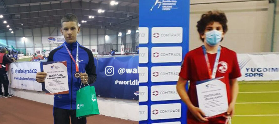 Nikola i Filip doneli medalje sa državnog prvenstva u atletici