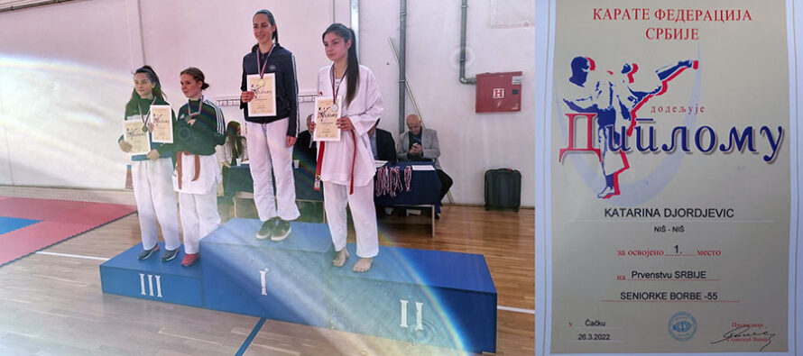 Katarina Đorđević prvakinja Srbije u karateu