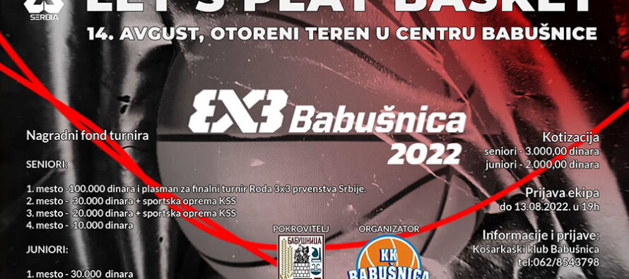 U nedelju “3×3 Babušnica 2022” (VIDEO)